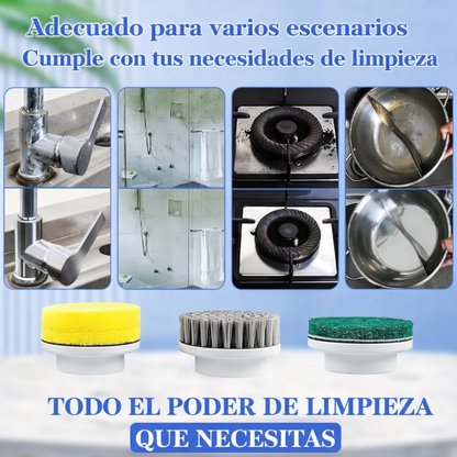 Impeca Clean Cepillo de Limpieza Multiusos Giratorio